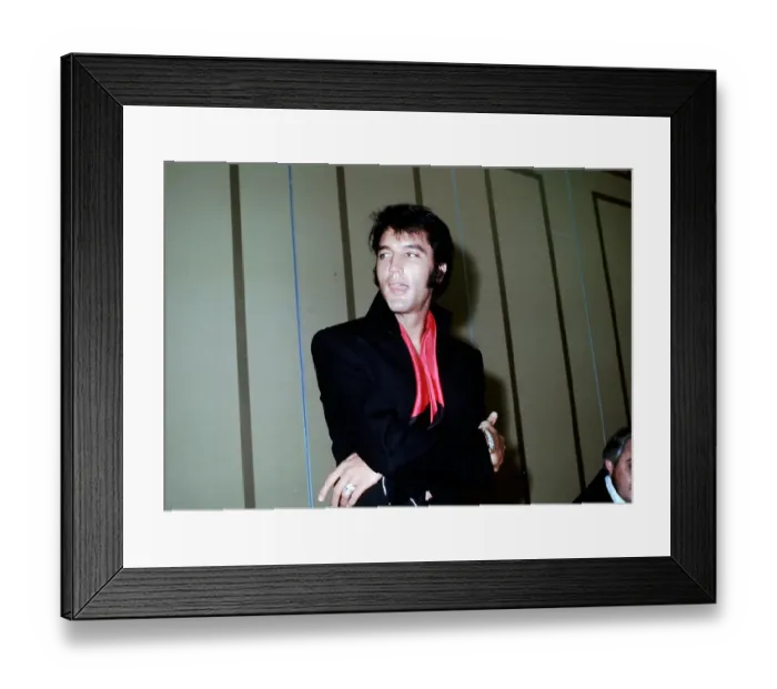 Framed Print : Rock and roll musician Elvis Presley gives a press conference Framed Print : Rock and roll musician Elvis Presley gives a press conference