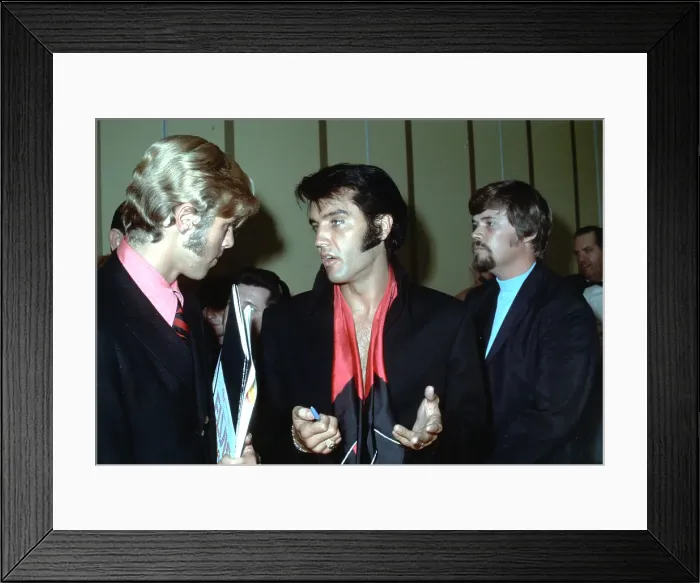Framed Print : Elvis Presley At A Press Conference Framed Print : Elvis Presley At A Press Conference