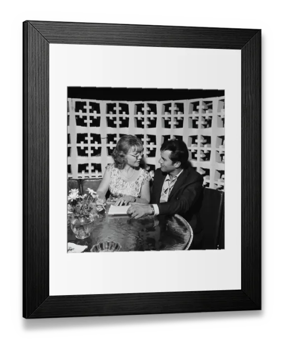 Framed Print : Rona Barrett's Beverly Hills Party