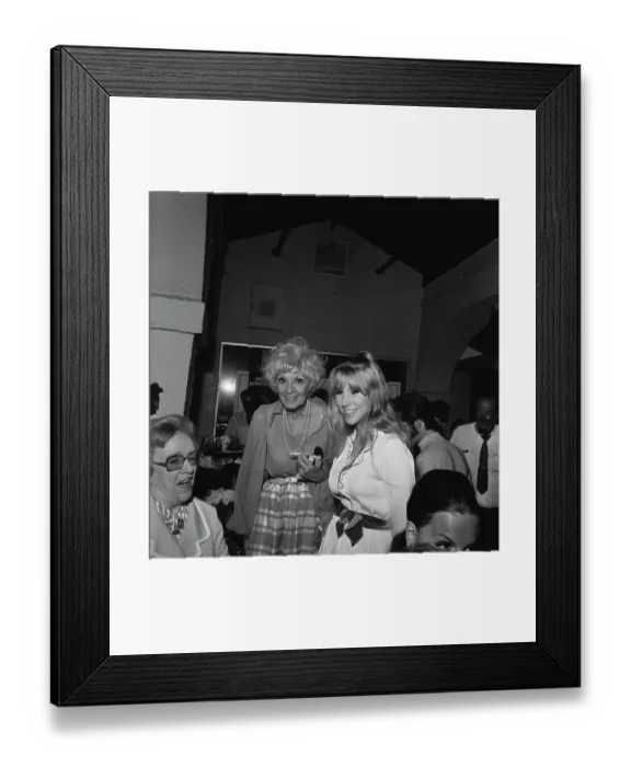 Framed Print : Rona Barrett's Beverly Hills Party Framed Print : Rona Barrett's Beverly Hills Party