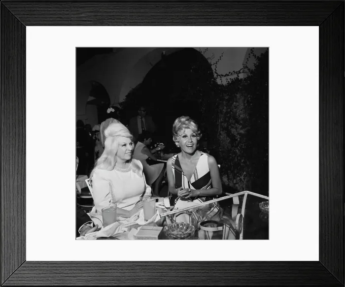 Framed Print : Rona Barrett's Beverly Hills Party