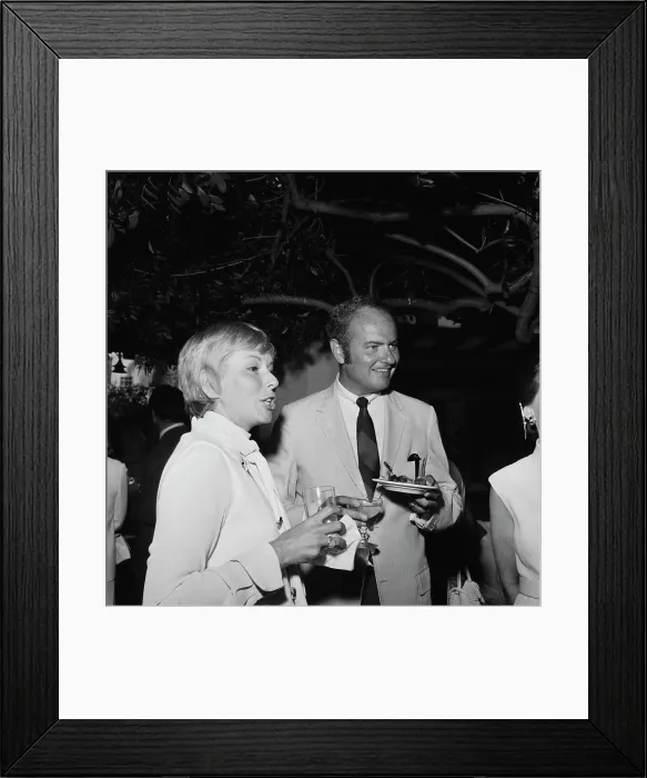 Framed Print : Rona Barrett's Beverly Hills Party Framed Print : Rona Barrett's Beverly Hills Party