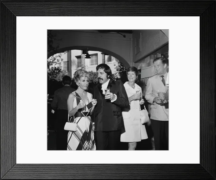 Framed Print : Rona Barrett's Beverly Hills Party Framed Print : Rona Barrett's Beverly Hills Party
