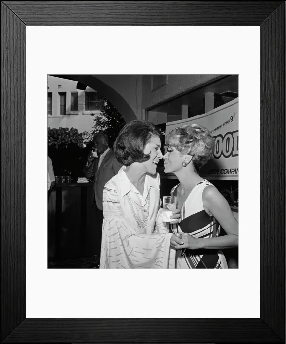 Framed Print : Rona Barrett's Beverly Hills Party Framed Print : Rona Barrett's Beverly Hills Party