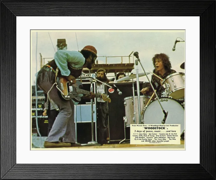 Framed Print : Santana Performing at Woodstock Framed Print : Santana Performing at Woodstock