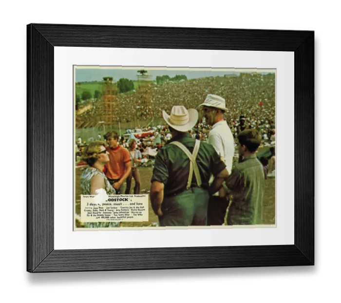 Framed Print : Attendees at Woodstock Music & Arts Festival Framed Print : Attendees at Woodstock Music & Arts Festival
