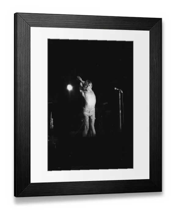 Framed Print : Iggy Pop Performing Framed Print : Iggy Pop Performing
