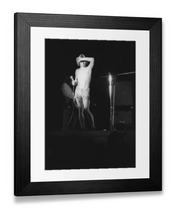 Framed Print : Iggy Pop Performing Framed Print : Iggy Pop Performing