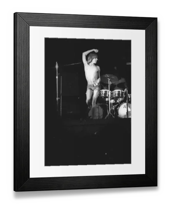 Framed Print : Iggy Pop Performing
