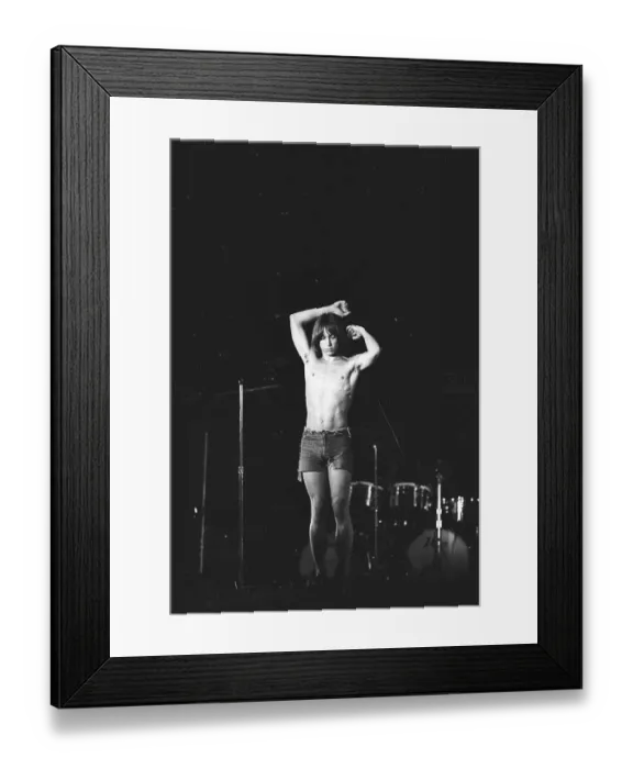 Framed Print : Iggy Pop Performing Framed Print : Iggy Pop Performing