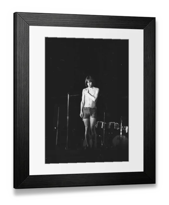 Framed Print : Iggy Pop Performing Framed Print : Iggy Pop Performing