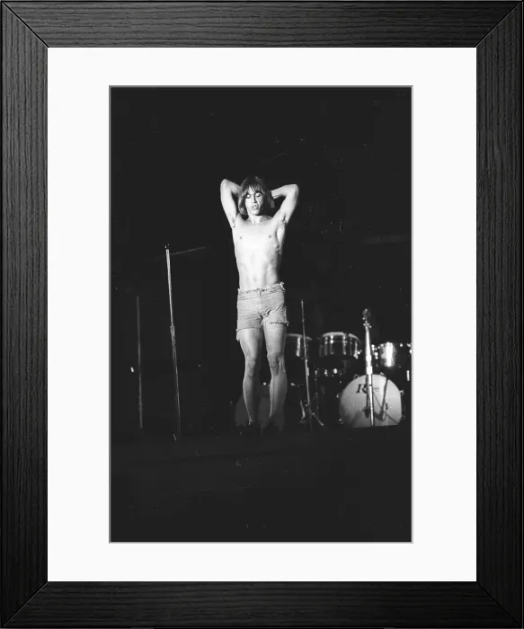 Framed Print : Iggy Pop Performing Framed Print : Iggy Pop Performing