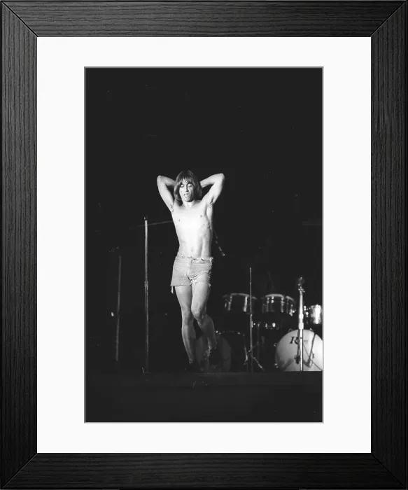 Framed Print : Iggy Pop Performing Framed Print : Iggy Pop Performing
