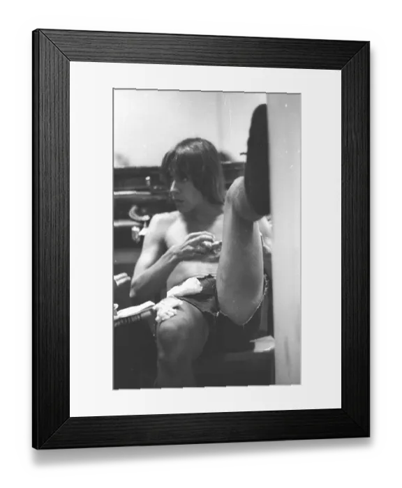 Framed Print : Iggy Pop Backstage In Detroit Framed Print : Iggy Pop Backstage In Detroit