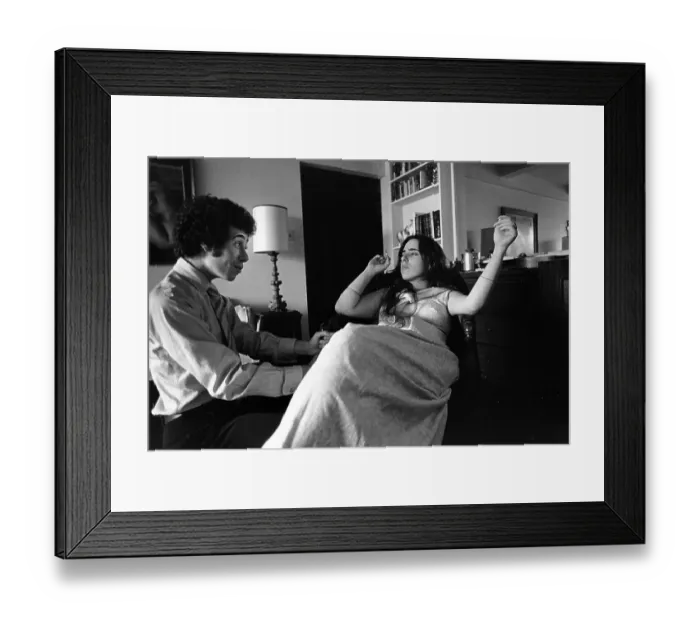 Framed Print : Laura Nyro & David Geffen Pals Framed Print : Laura Nyro & David Geffen Pals