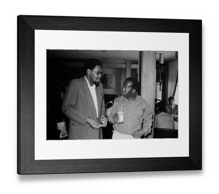 Framed Print : Al Bell (left), Vice President of Stax Records Framed Print : Al Bell (left), Vice President of Stax Records