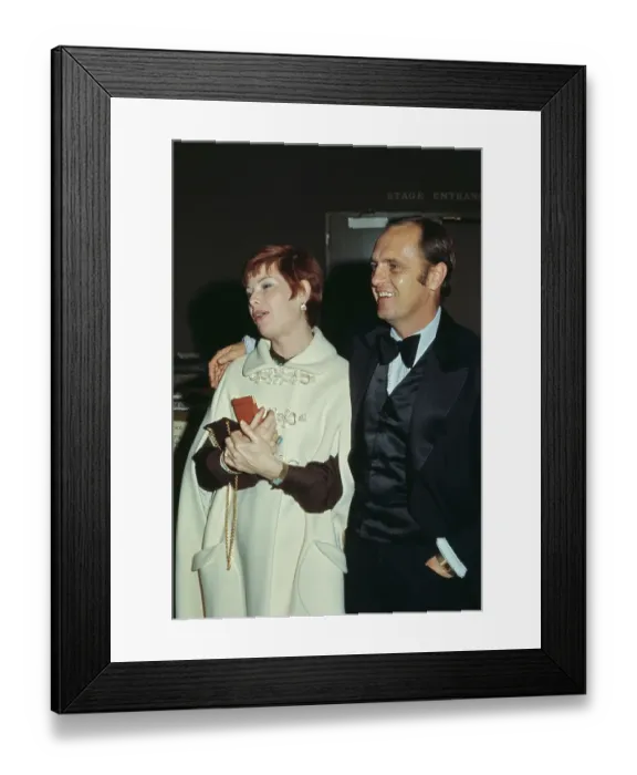 Framed Print : Bob Newhart And Ginny Newhart Framed Print : Bob Newhart And Ginny Newhart