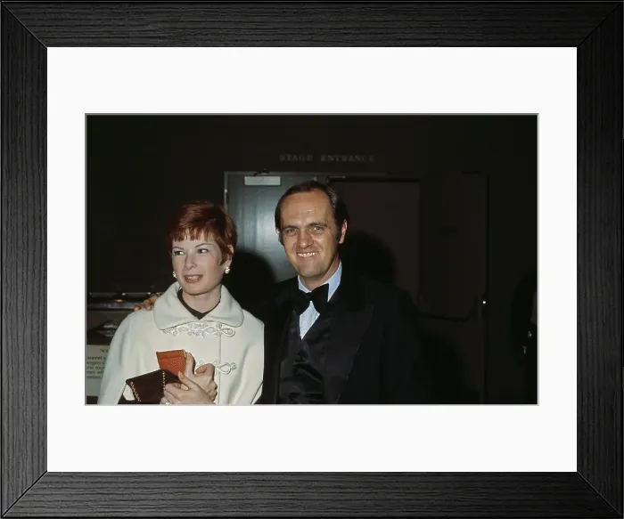 Framed Print : Bob Newhart And Ginny Newhart Framed Print : Bob Newhart And Ginny Newhart