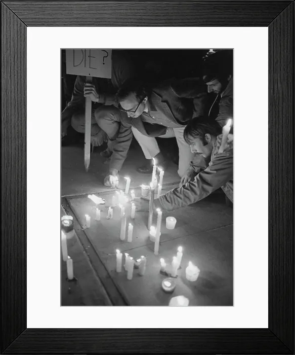 Framed Print : Vietnam Moratorium Framed Print : Vietnam Moratorium