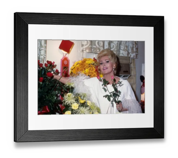 Framed Print : Zsa Zsa Gabor Opening Night Framed Print : Zsa Zsa Gabor Opening Night