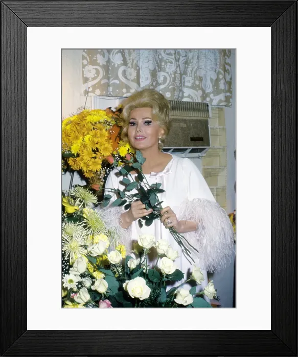 Framed Print : Zsa Zsa Gabor Opening Night Framed Print : Zsa Zsa Gabor Opening Night