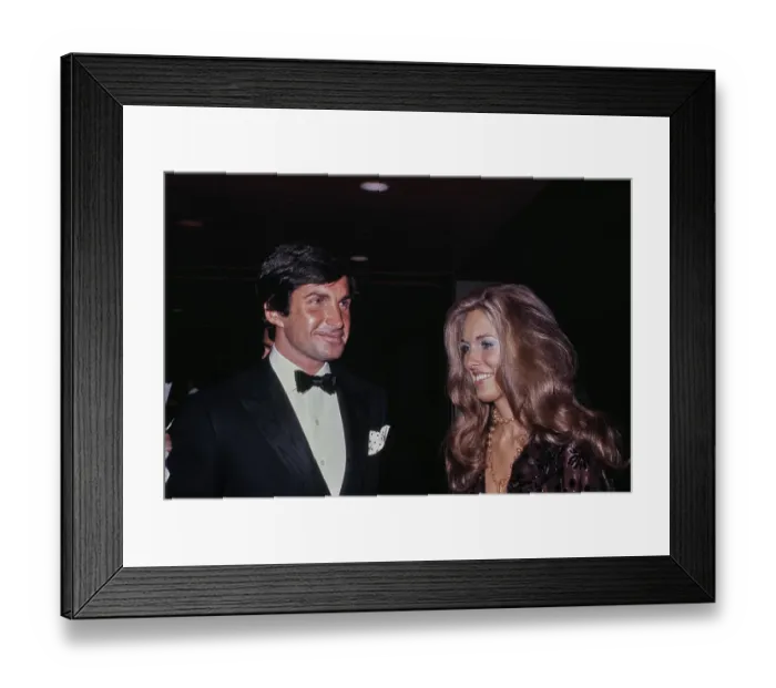 Framed Print : George Hamilton & Alana Collins Framed Print : George Hamilton & Alana Collins