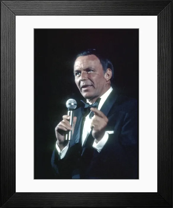 Framed Print : Sinatra Performing In LA Framed Print : Sinatra Performing In LA