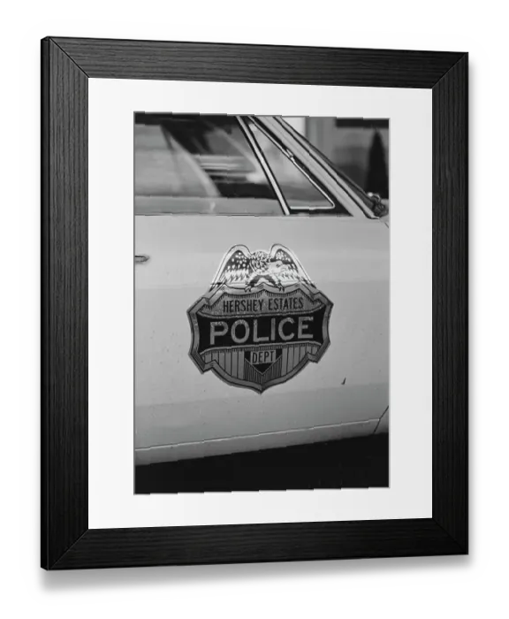 Framed Print : Chocolate Police