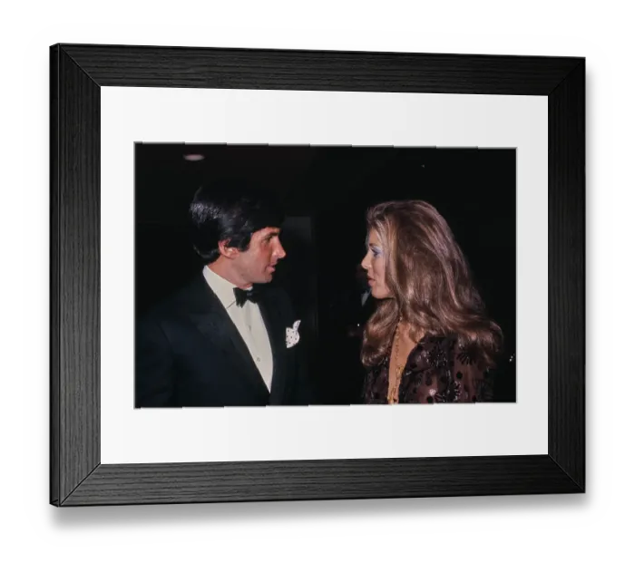 Framed Print : George Hamilton & Alana Collins Framed Print : George Hamilton & Alana Collins