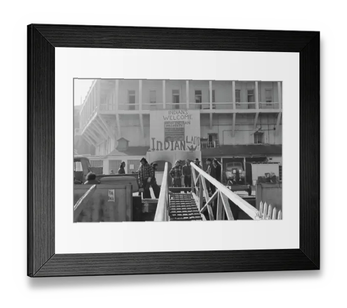 Framed Print : Occupation Of Alcatraz Framed Print : Occupation Of Alcatraz