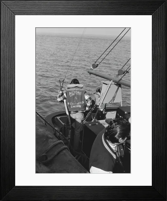 Framed Print : Occupation Of Alcatraz Framed Print : Occupation Of Alcatraz