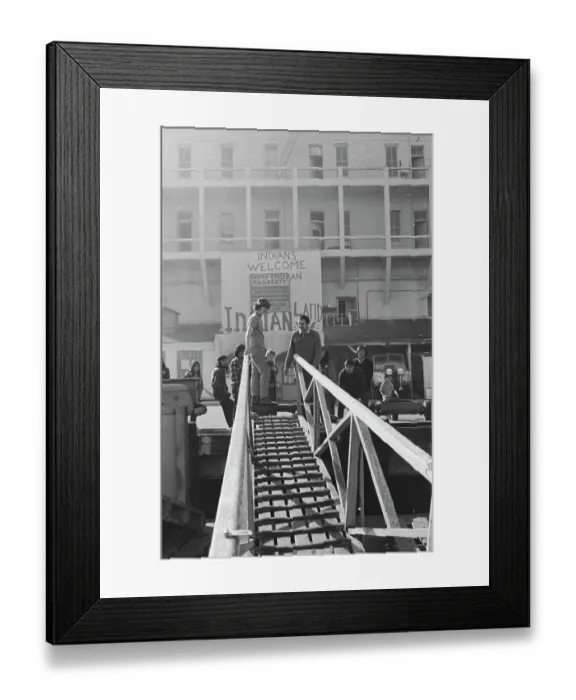 Framed Print : Occupation Of Alcatraz Framed Print : Occupation Of Alcatraz