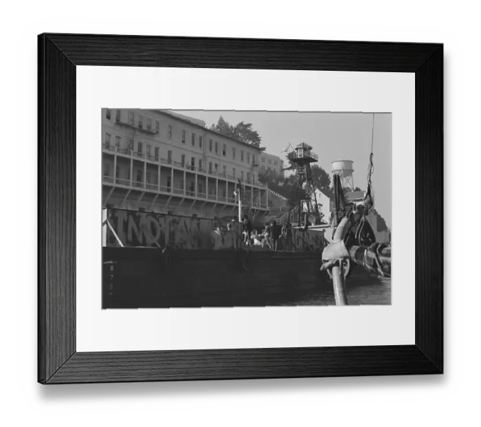 Framed Print : Occupation Of Alcatraz Framed Print : Occupation Of Alcatraz