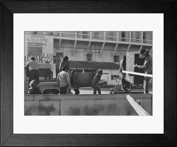 Framed Print : Occupation Of Alcatraz Framed Print : Occupation Of Alcatraz