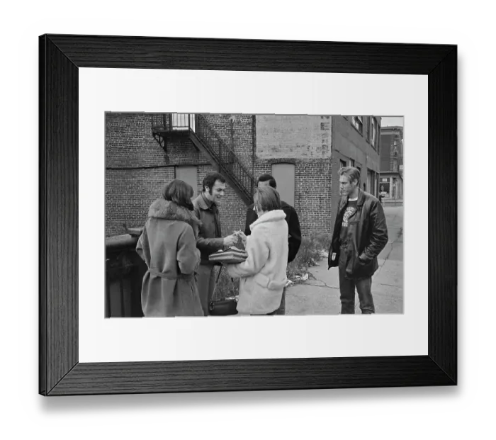 Framed Print : Tony Curtis Visits The Tom James Company Factory, Perth Amboy, New Jersey Framed Print : Tony Curtis Visits The Tom James Company Factory, Perth Amboy, New Jersey