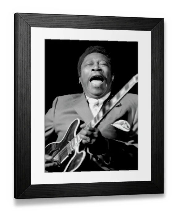 Framed Print : BB King Performing Framed Print : BB King Performing