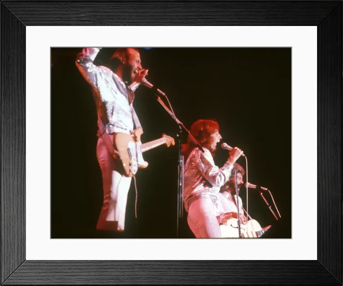 Framed Print : The Bee Gees Framed Print : The Bee Gees