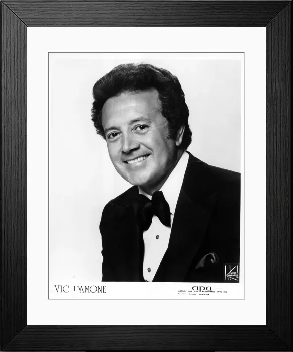 Framed Print : Vic Damone Portrait Session Framed Print : Vic Damone Portrait Session