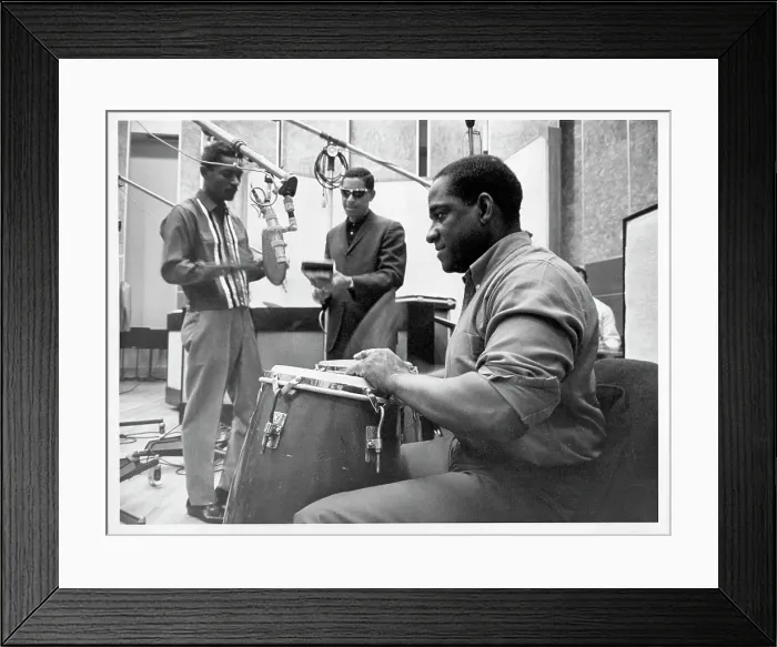 Framed Print : Photo of Mongo Santamaria Framed Print : Photo of Mongo Santamaria