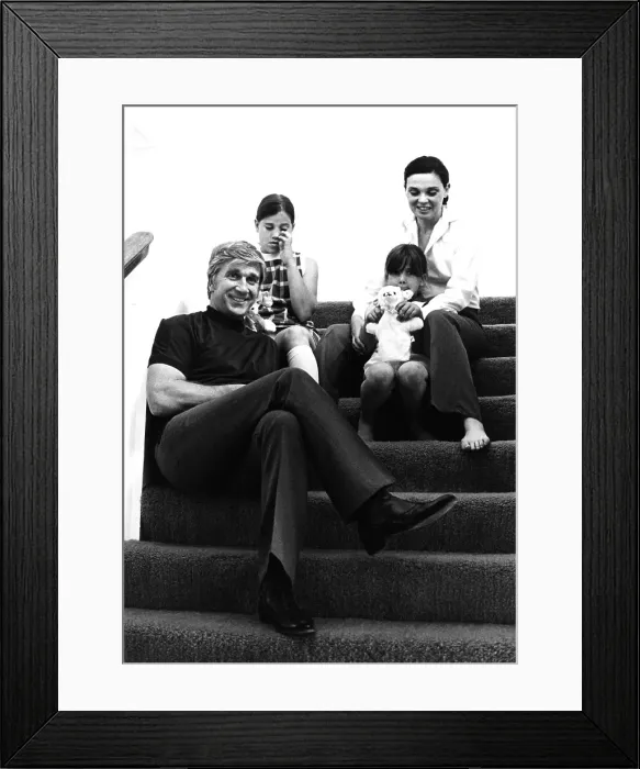 Framed Print : Leslie Nielsen Fanily Portrait Framed Print : Leslie Nielsen Fanily Portrait