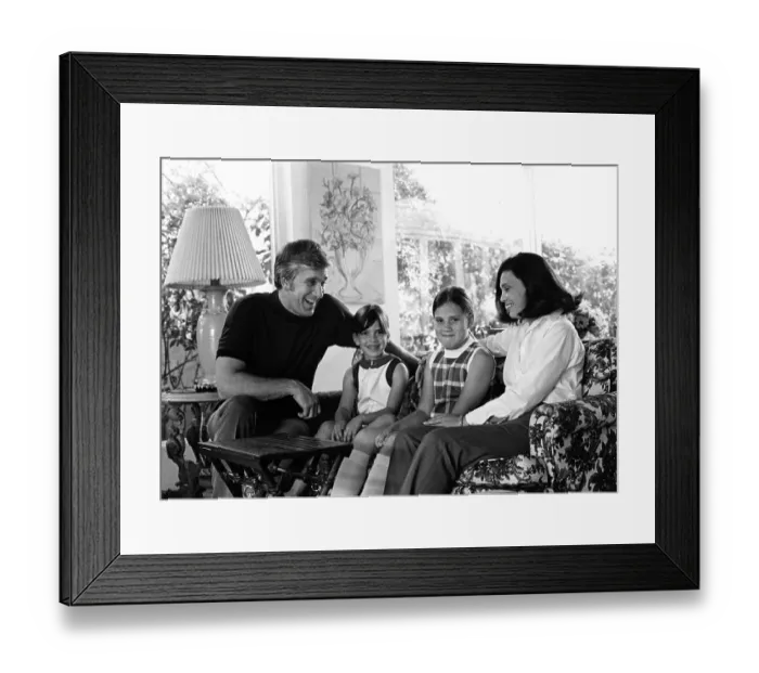 Framed Print : Leslie Nielsen Fanily Portrait Framed Print : Leslie Nielsen Fanily Portrait