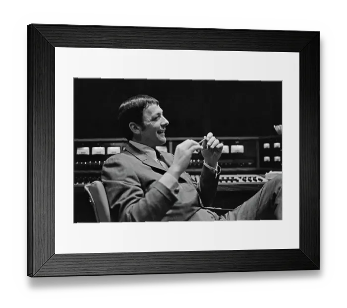 Framed Print : Fred Foster, Founder of Monument Records Framed Print : Fred Foster, Founder of Monument Records