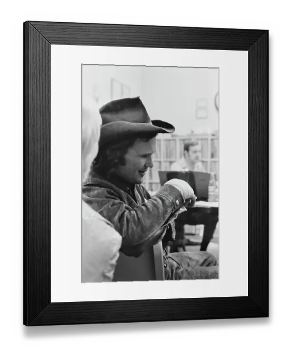 Framed Print : Kris Kristofferson, American Singer-Songwriter & Actor Framed Print : Kris Kristofferson, American Singer-Songwriter & Actor