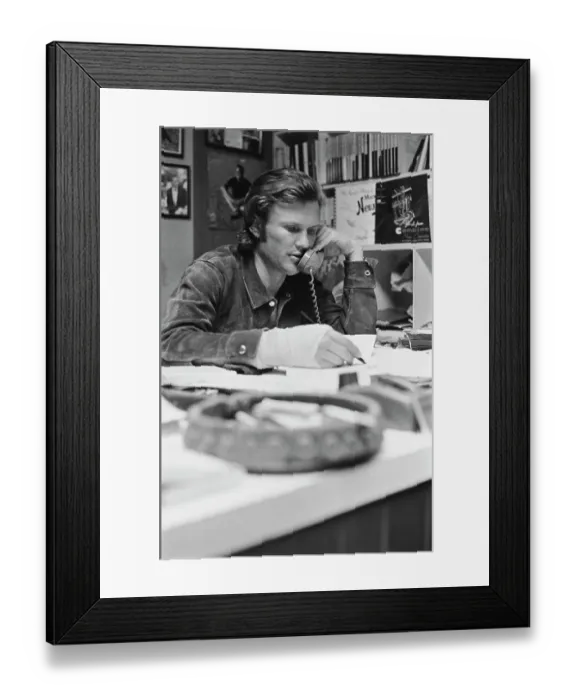 Framed Print : Kris Kristofferson, American Singer-Songwriter & Actor Framed Print : Kris Kristofferson, American Singer-Songwriter & Actor