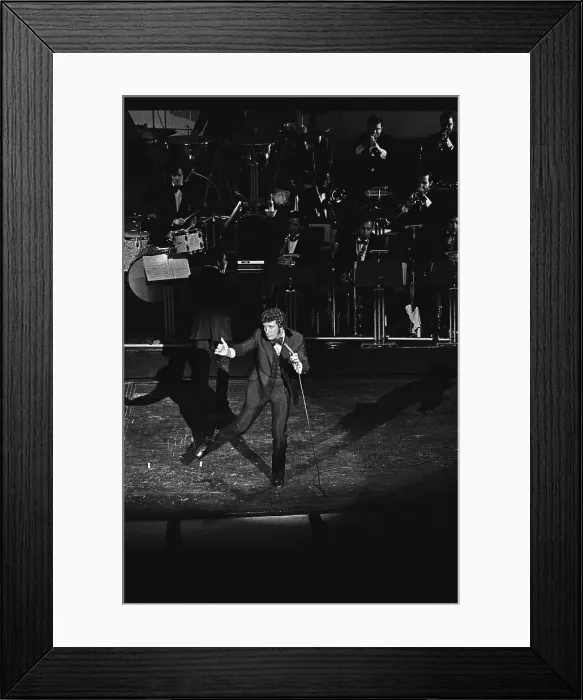 Framed Print : Tom Jones. LAS VEGAS - APRIL 20: Welsh singer Tom Jones performs at the Framed Print : Tom Jones. LAS VEGAS - APRIL 20: Welsh singer Tom Jones performs at the