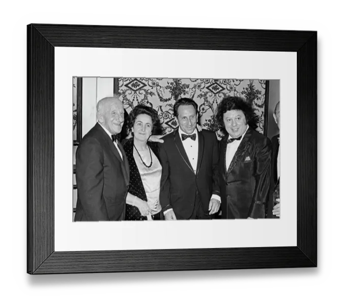 Framed Print : Eddie Cantor Lodge of B'nai B'rith Honours Jimmy Durante