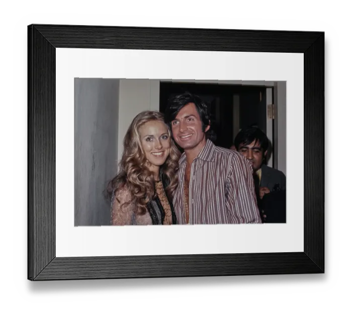 Framed Print : Alana Collins & George Hamilton Framed Print : Alana Collins & George Hamilton