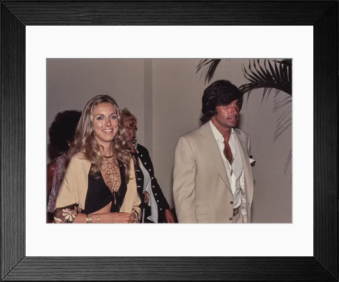 Framed Print : Alana Collins & George Hamilton Framed Print : Alana Collins & George Hamilton
