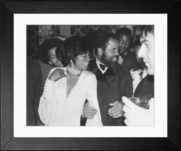 Framed Print : Diana Ross And Berry Gordy Framed Print : Diana Ross And Berry Gordy