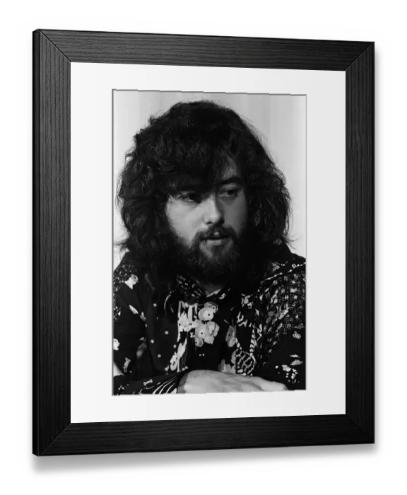Framed Print : Jimmy Page Press Conference Framed Print : Jimmy Page Press Conference